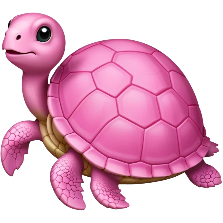 Pink turle emoji