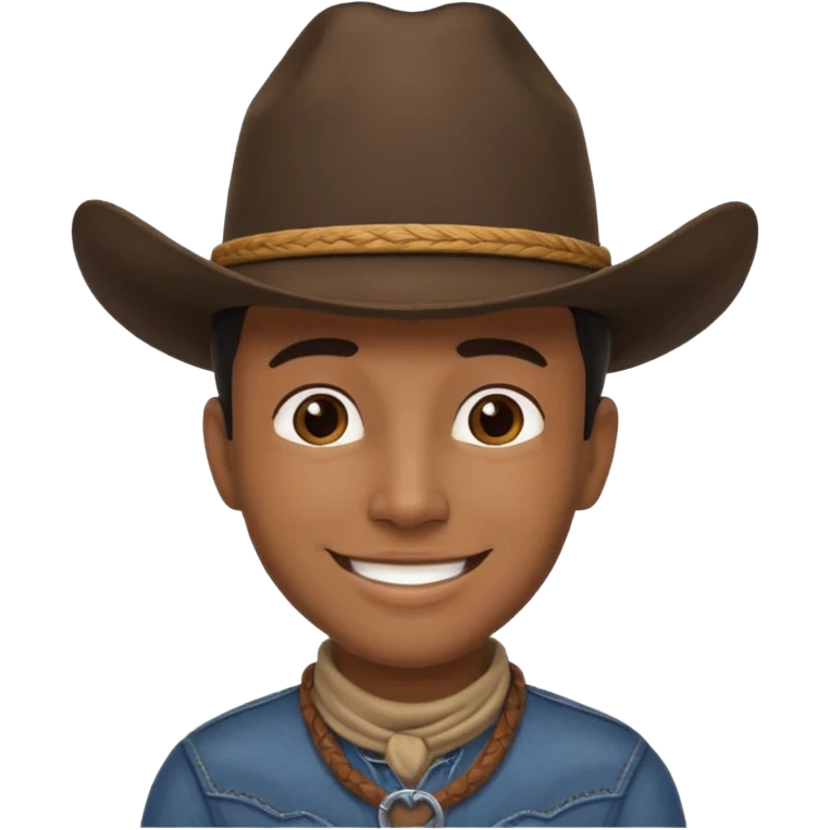 black cowboy emoji