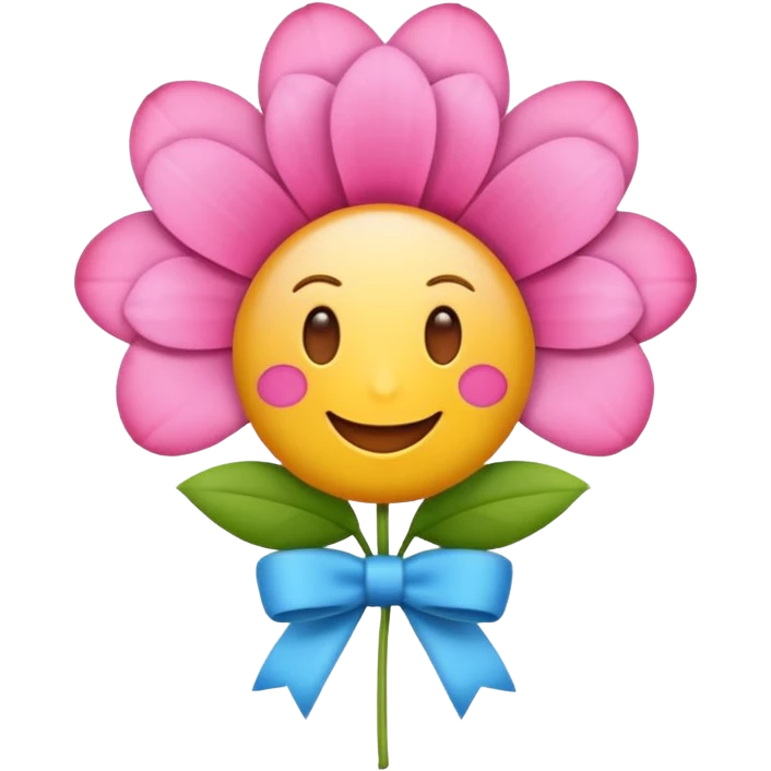 gere um emoji de buquê  com uma faixa ao meio com fease " feliz dia da mulher" emoji