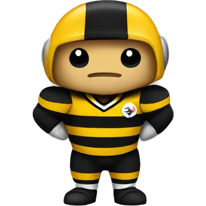 Steelers bumblebee uniform emoji