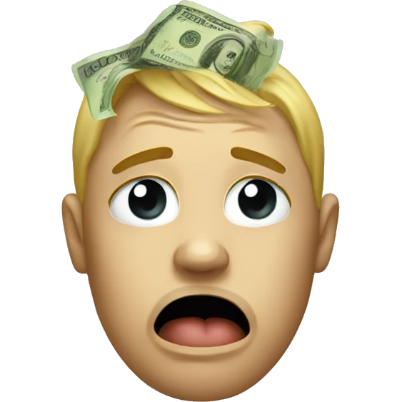 crying money emoji