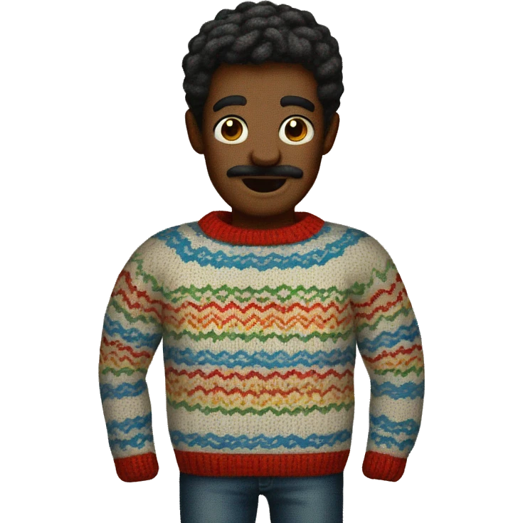 knitted vintage sweater emoji
