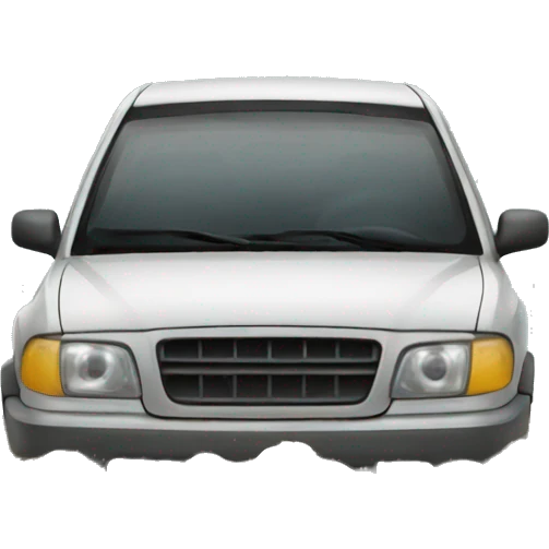 Car in flood emoji