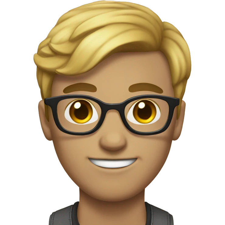 nerd with very homosexual appearance  emoji