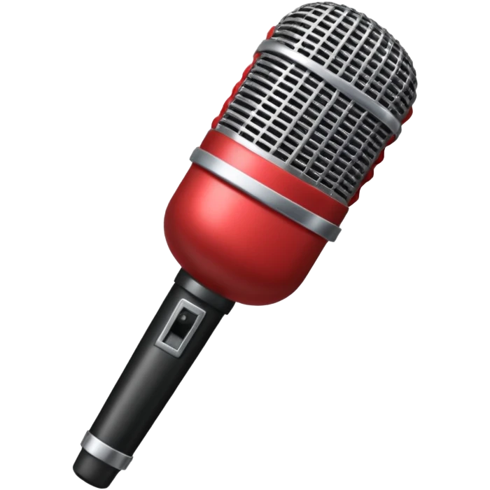 singer stage microphone emoji