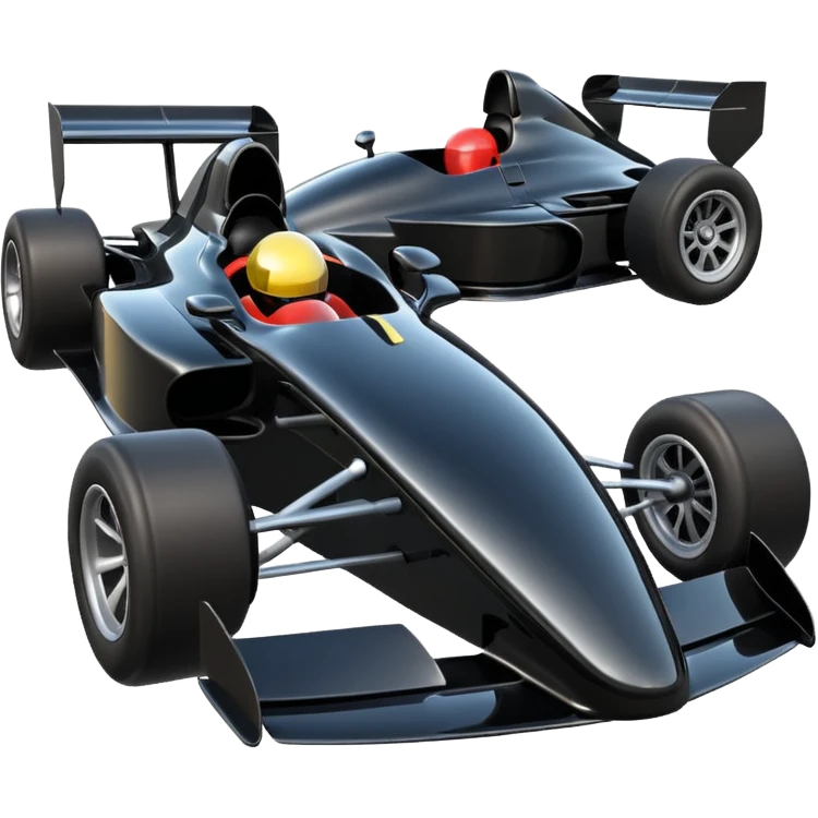black Formula car emoji