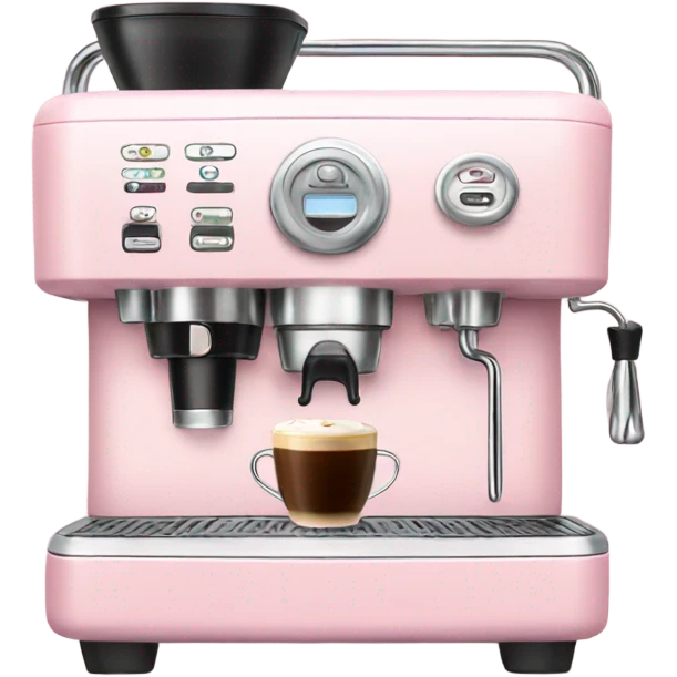 Light Pink coffee machine  emoji