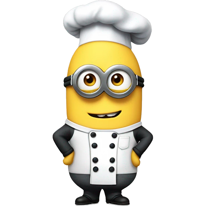 Despicable me character chef mega minion emoji