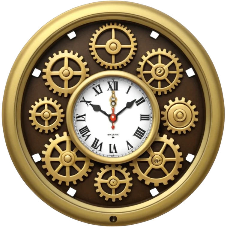 mechanic clock emoji