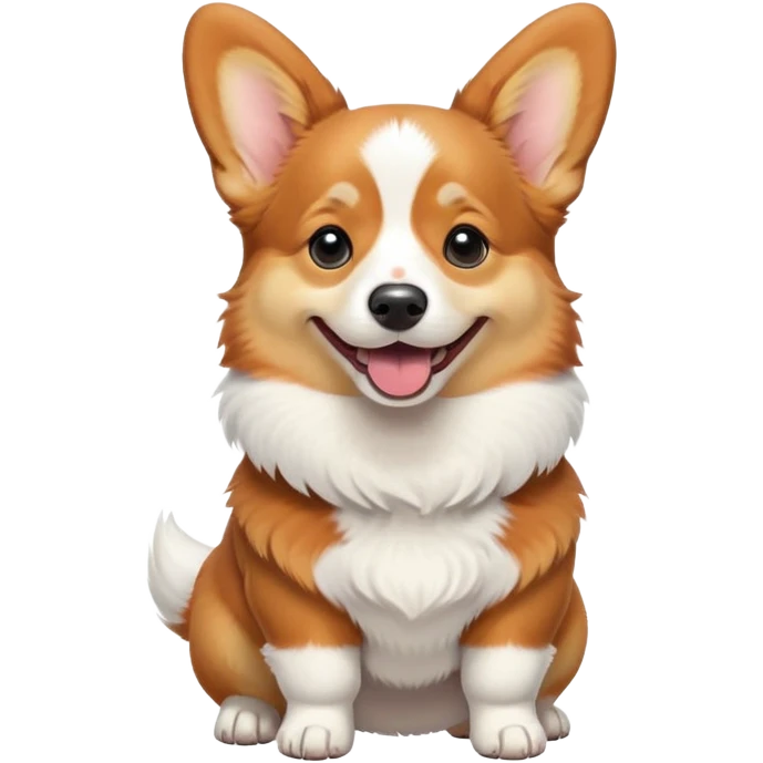 Tricolor corgi emoji