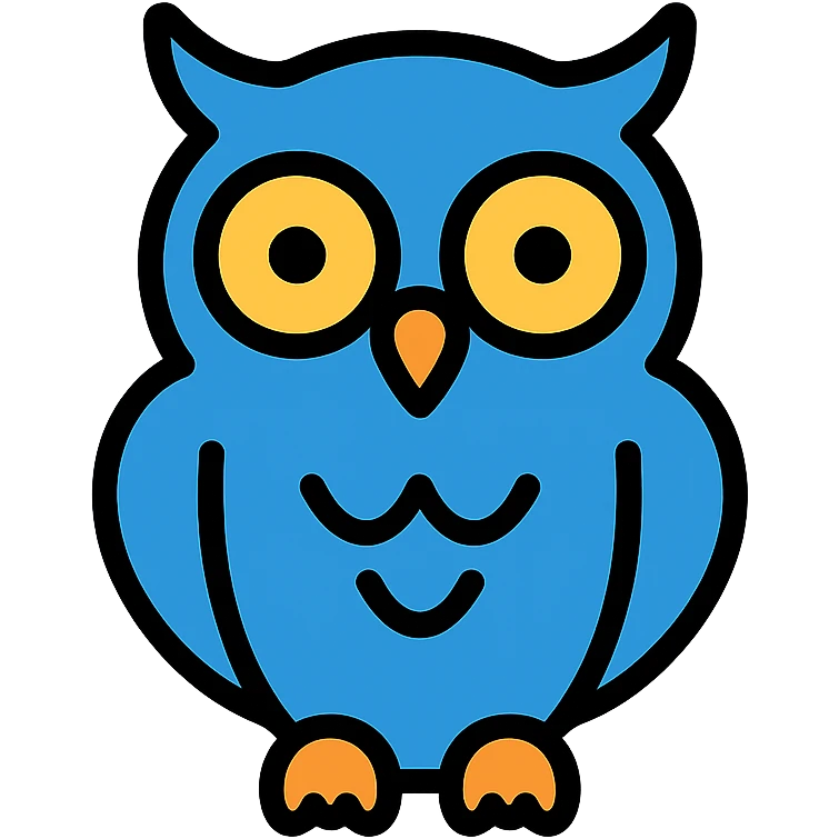 blue owl emoji
