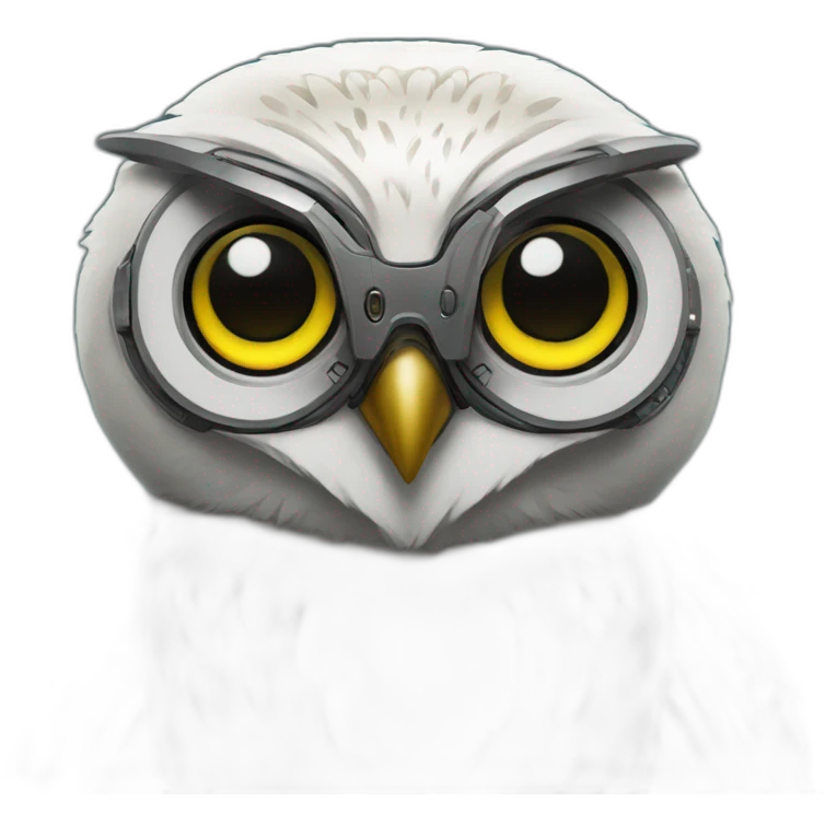 cyberpunk owl emoji