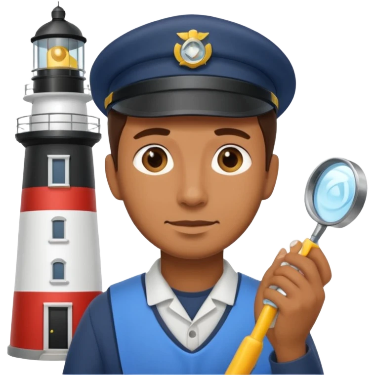 lighthouse Keeper cleaning lens emoji
