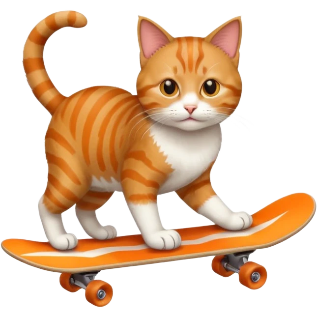 CAt skateboarding  emoji