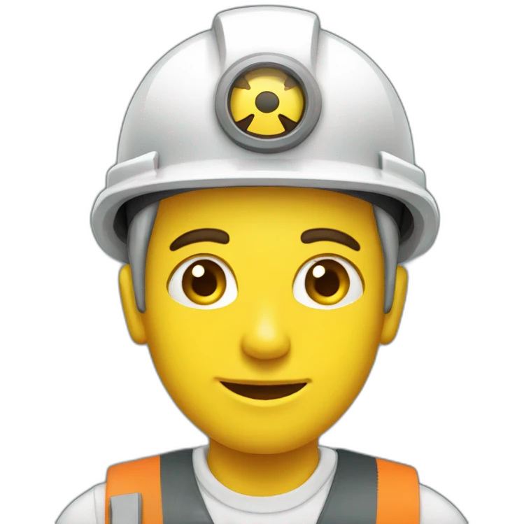 nuclear power plant worker emoji