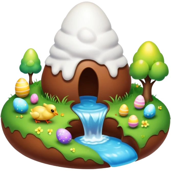 magical poop easter shire landscape  emoji