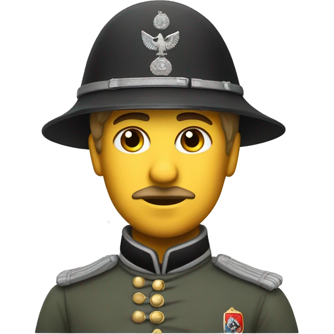 german soldier with a pickelhaube  emoji