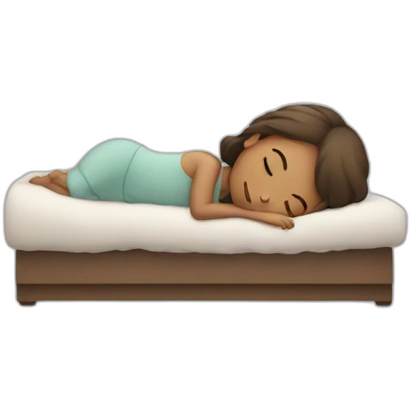 sleeping girl emoji