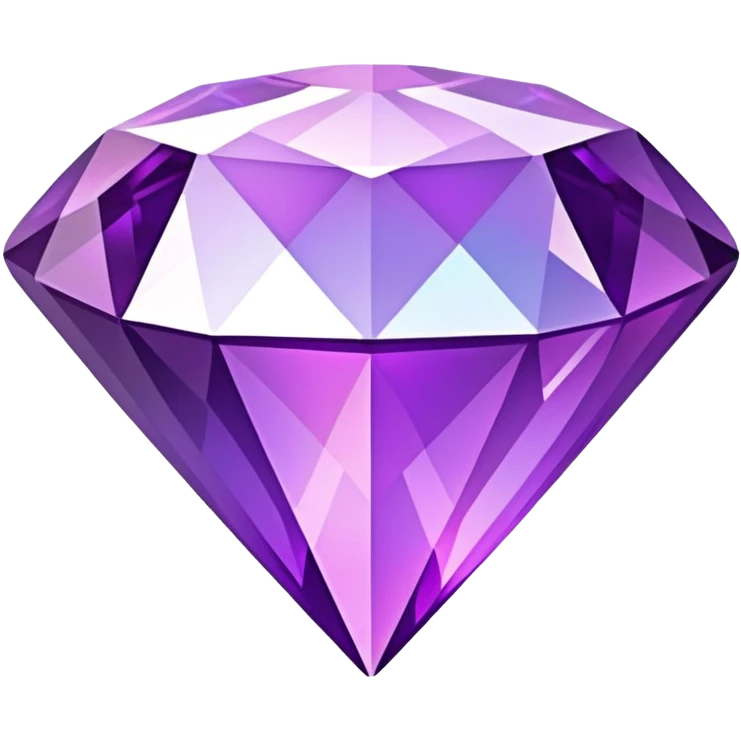 Purple sparkling diamond emoji