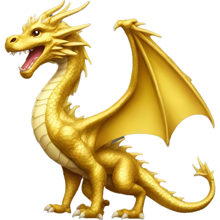 gold dragon emoji