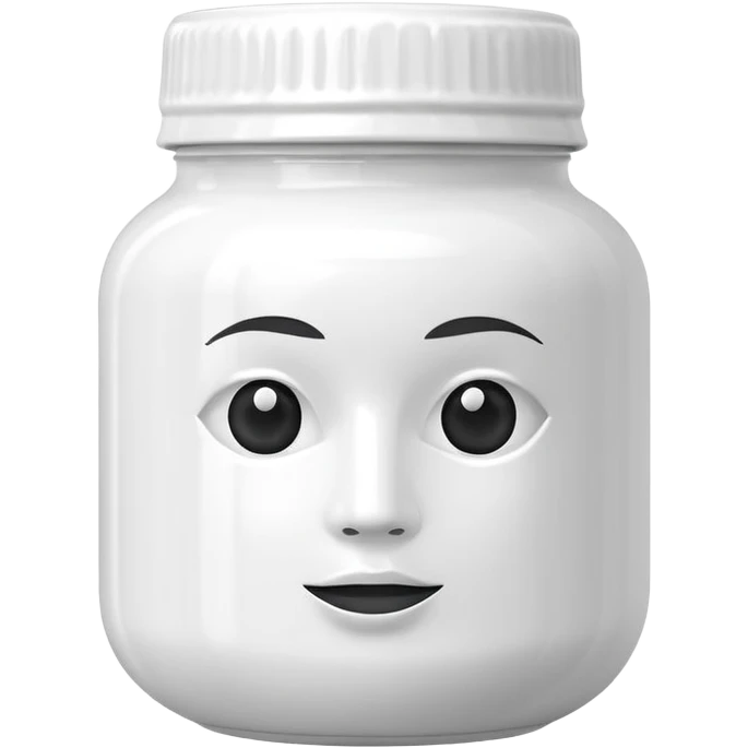 We need a new emoji representing a hair mask jar. It should look like a beauty or hair care product container (similar to a cream jar or tub), without any face, eyes, or expressions. Just the product itself, simple and clean, so people can use it when talking about hair care routines. emoji