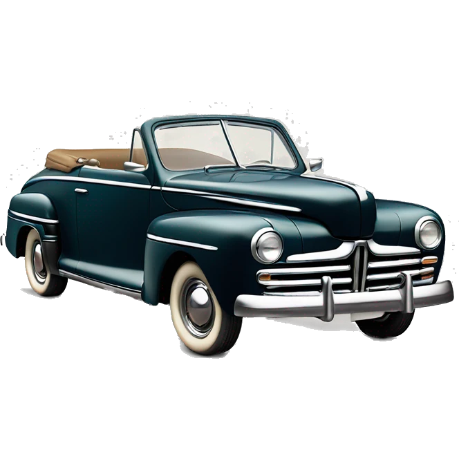 1948 Ford De Luxe convertible emoji