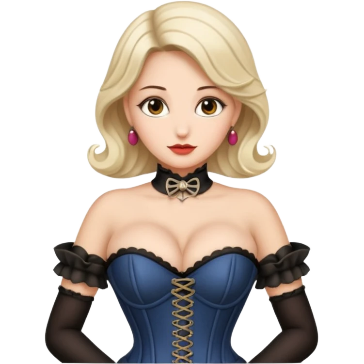 Old fashioned boobs emoji