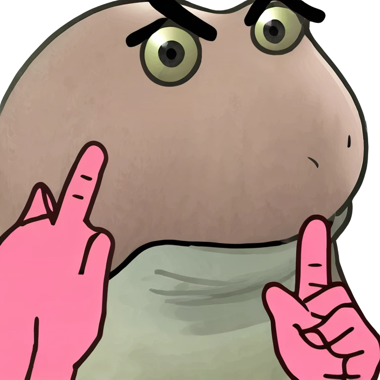 pink middle finger  emoji