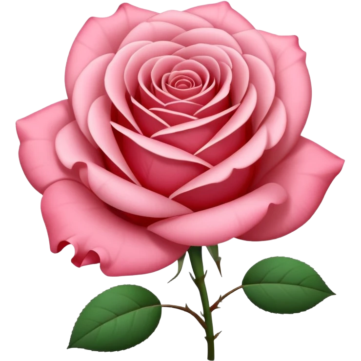 rose shape flower, no stem, no leaves, now make the whole flower COMPLETELY WHITE emoji