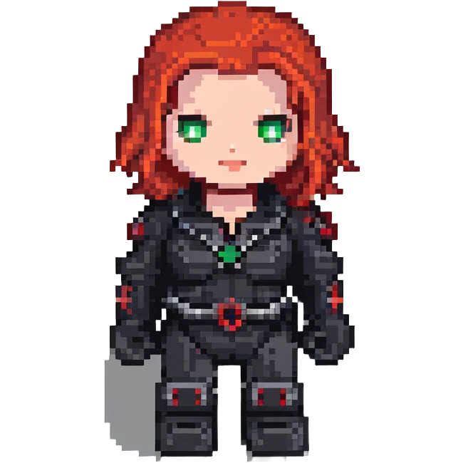 Black Widow Marvel character emoji