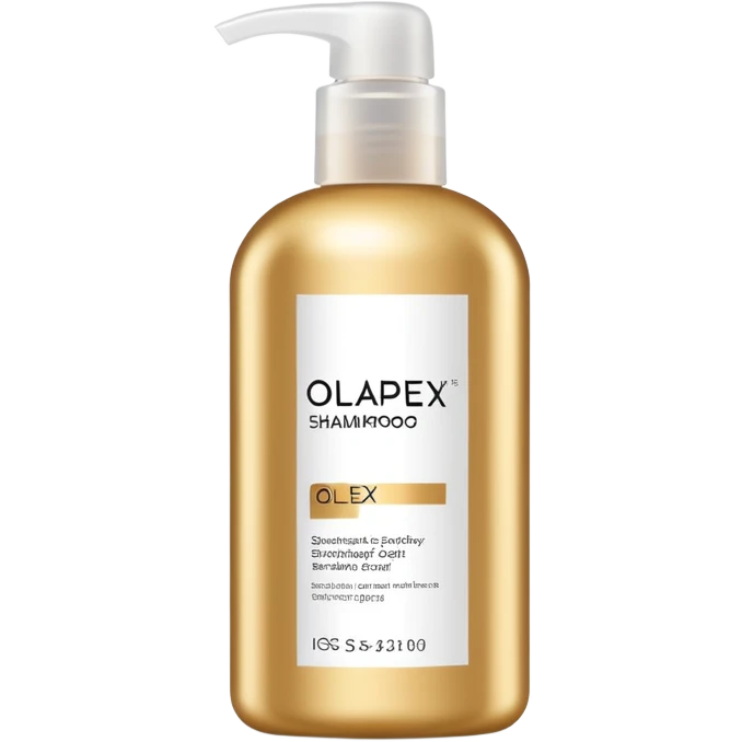 Luxury Olaplex shampoo bottle emoji