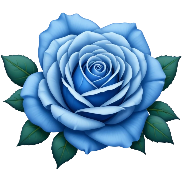 Rosa azul  emoji