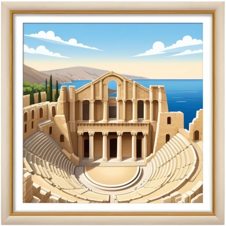 Cinematic Realistic Odeon of Herodes Atticus Emoji emoji