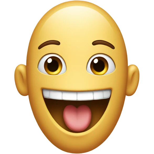 Smile with penis emoji