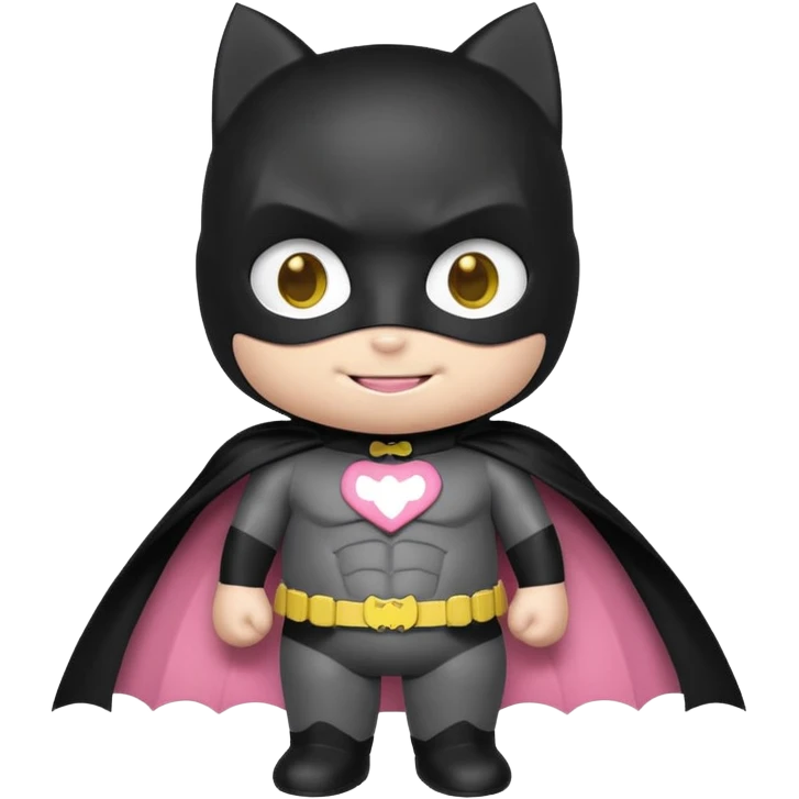 Wrap batman with Hillo Kitty theme  emoji