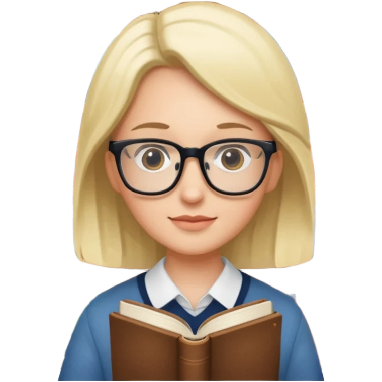 I’ll go to the library emoji