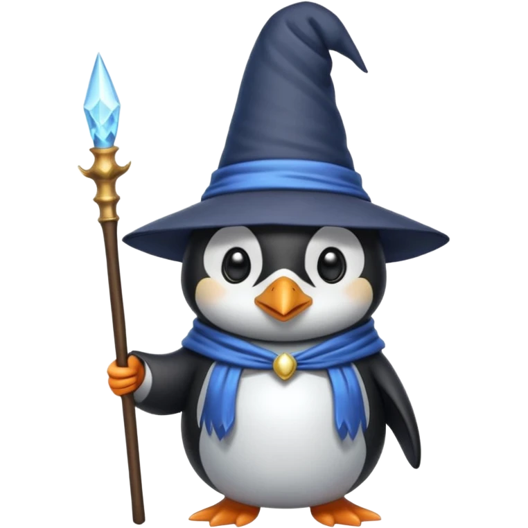 Penguin Wizard emoji