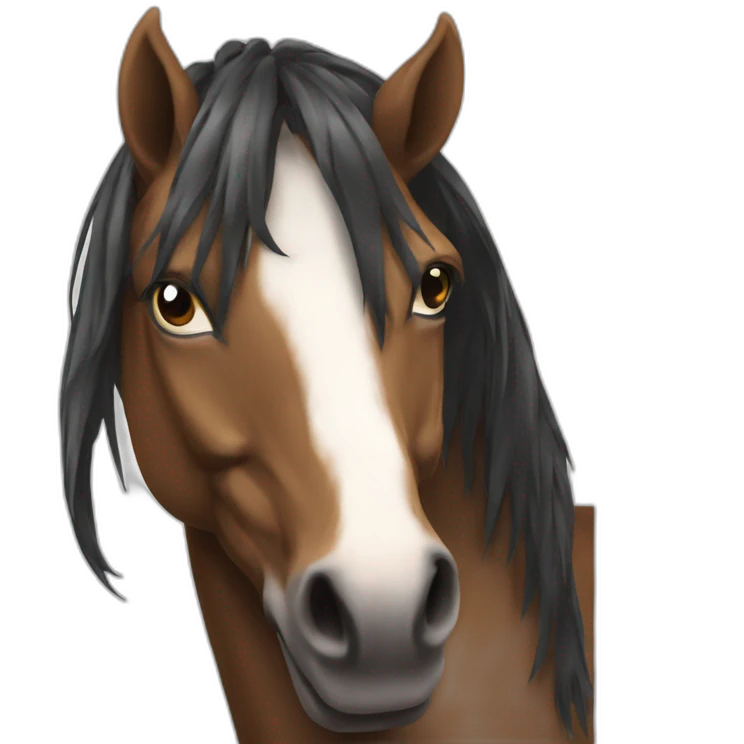 Cheval rougz emoji