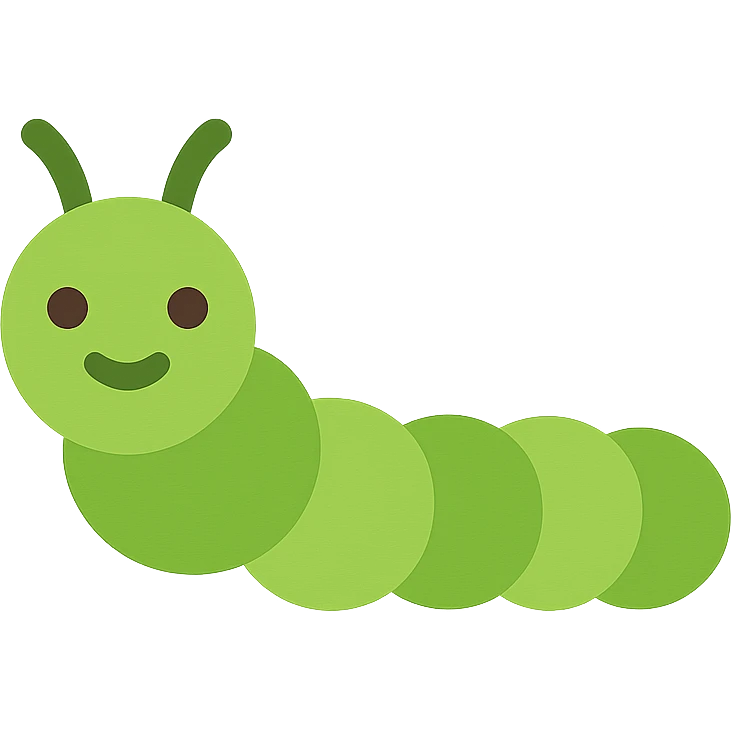 Caterpillar emoji