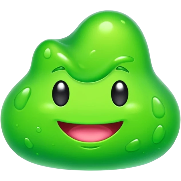 jiggly slime  emoji