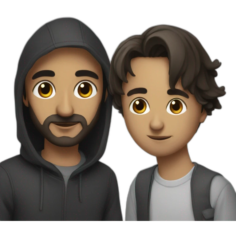 Zemmour et son ami noir emoji