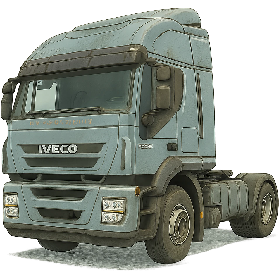 ghibli style Iveco Stralis truck emoji
