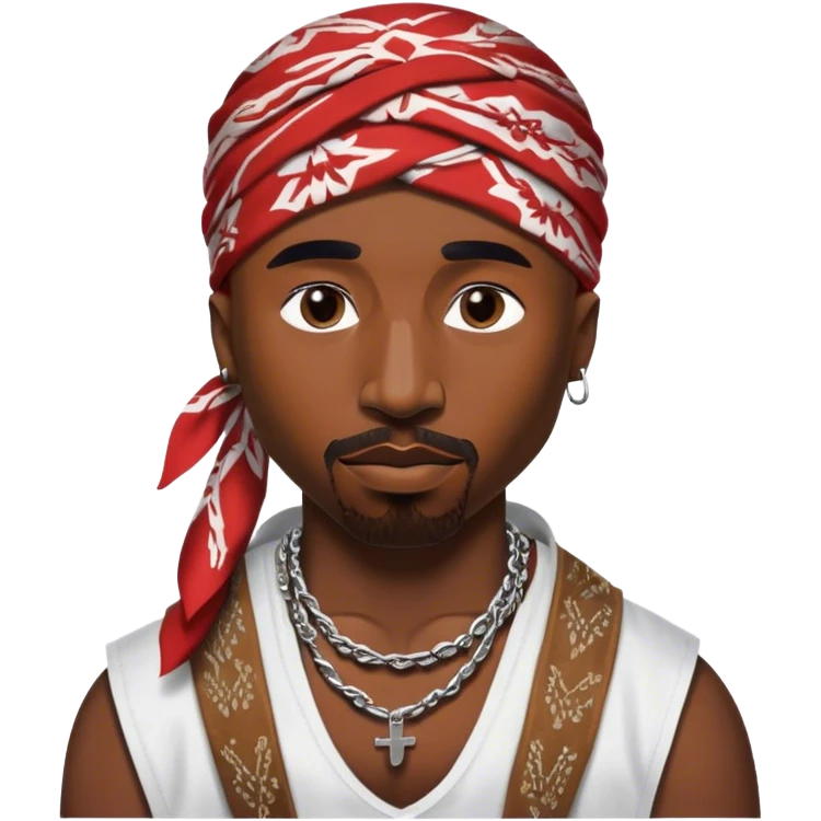 tupac bandana emoji