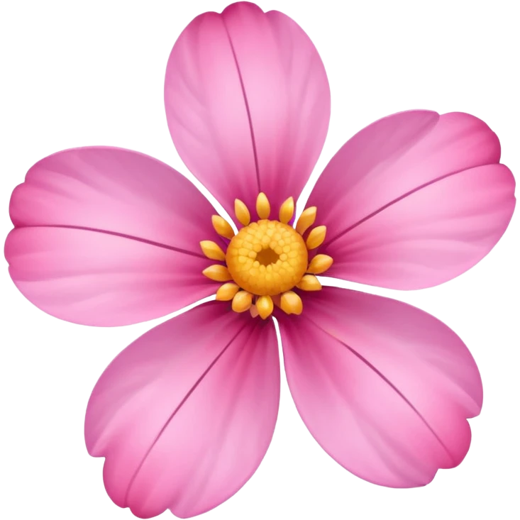Pink flover emoji