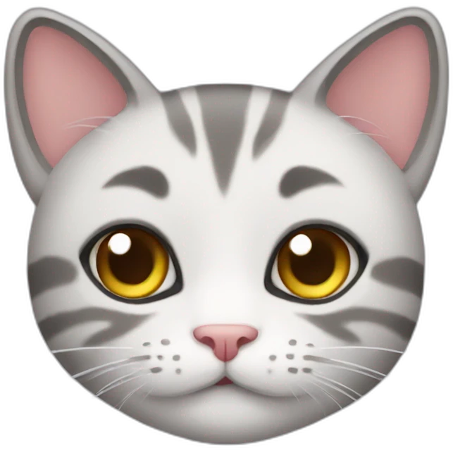Cute cat face emoji