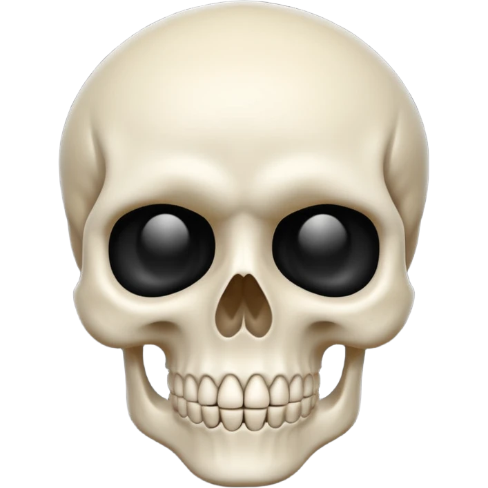 Skull emoji pointing emoji