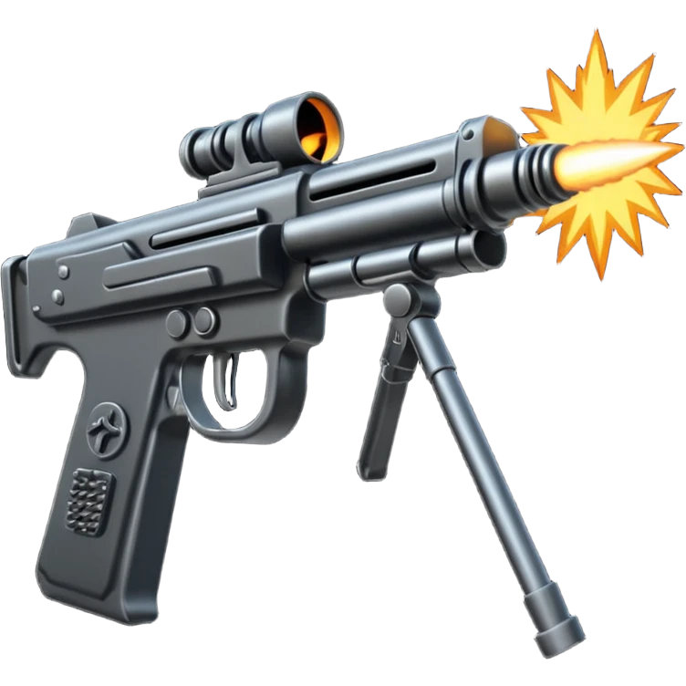 machine gun firing emoji