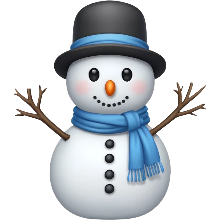 snowman with outfits  emoji