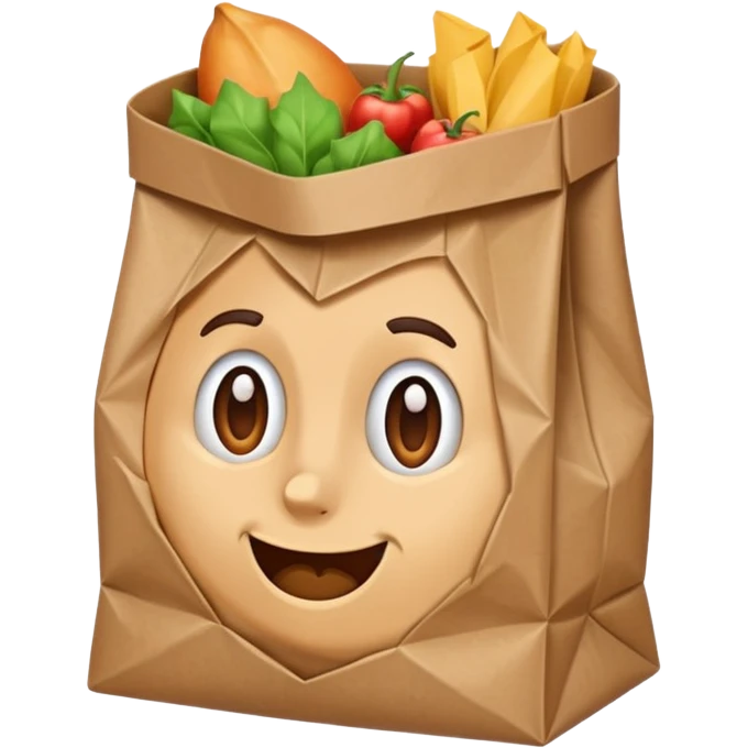 Grocery bag emoji