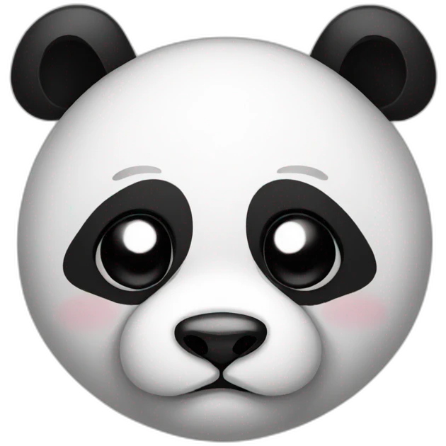Sad panda emoji